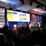 Lots of people taking photos at Delegate Assembly Event
