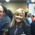 John meets, blonde haired lady and an elderly gentleman